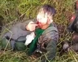 Junta soldier executed by his enemies