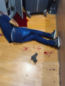 Man at shooting range shot himself