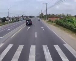 Man ends his life by jumping in front of truck