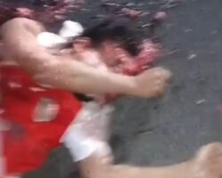 Man found crushed on road