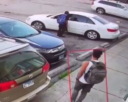 Man shot dead while sitting in parked car