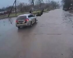 Police vehicle tragically kills child, mother survives