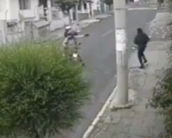 Shot dead by two hitmen in the middle of street