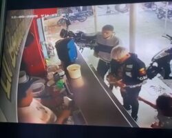 Snack bar owner refused to pay protection money