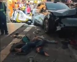 Speeding vehicle caused fatalities in China