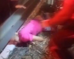 Traffic accident victim in Brazil