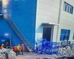 Two chilling workers crushed to death by shelving frames