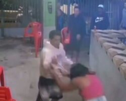 Woman gets stabbed by her mad husband