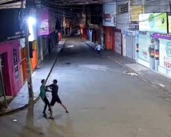 Young man stabbed during robbery