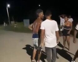 Bare hands versus machete