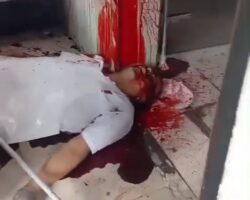 Butcher assassinated at his workplace, hitman detained by his coworker