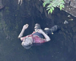 Corpse found in drainage canal