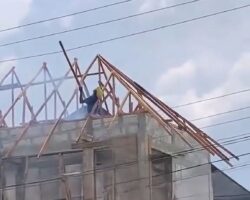 Electrocuted on construction site while working