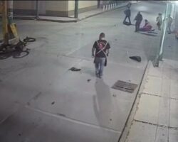 Harsh collision of two motorcycles