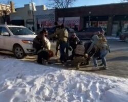 ICE beats and shoots dead protester