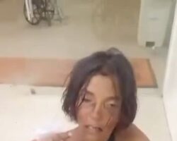 Security guards brutally beat woman accused of stealing phone