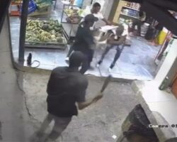 Stabbed during street fight