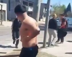 Stabbed during street fight