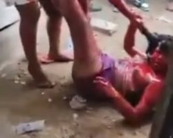 Stabbed with broken bottle during fight in Colombian slum