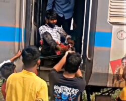 Train amputated his leg