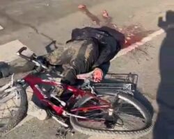 Turkish cyclist fatally crushed by dump truck