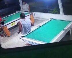 Assassinated while playing billiards with friends