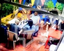 Cold-bloodedly assassinated in restaurant in front of his friends