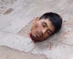 Gas explosion tore his head off