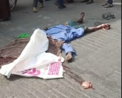 His brain popped out of his head