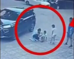 Inattentive driver runs over boy’s leg