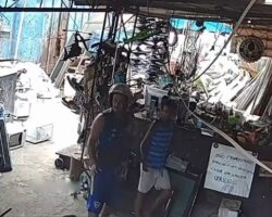 Motorcycle taxi driver surprised by gunman