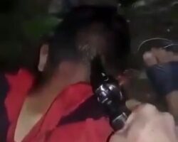 Brazilian gangster begs for his life before his execution