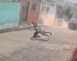 Car driver flees scene after collision with motorcycle