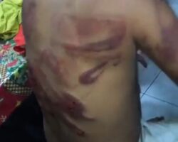 Civilian cruelly beaten by Ecuadorian soldiers