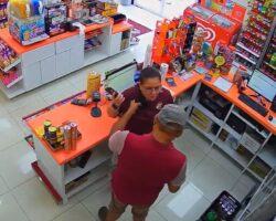 Man under influence of meth attacks female store employee