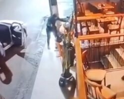 Restaurant visitor assassinated by group of hitmen