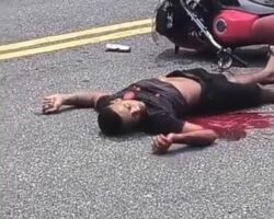 Thief shot during police chase