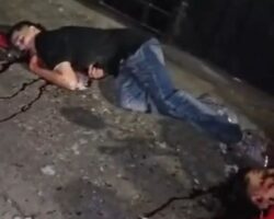 Two young men murdered on sidewalk