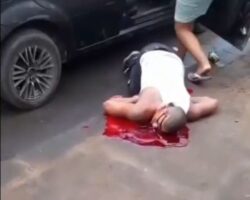 Aftermath of hitman attack in Guayaquil, Ecuador