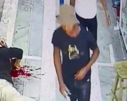 Assassinated on busy shopping street