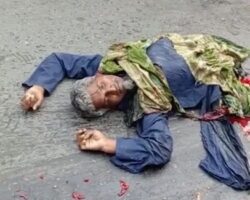 Both legs torn off in traffic accident