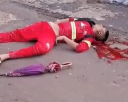 Cyclist is assassinated by two hitmen on motorcycle