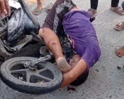 Fatal aftermath of crash between two motorcyclists