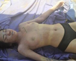 Initial examination of drowned Chinese woman