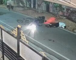 Motorcyclist without helmet pays with his life