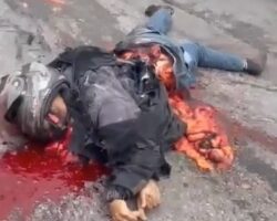 Motorcyclist’s heart is still beating