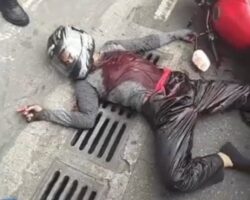 One robber shot dead, other arrested