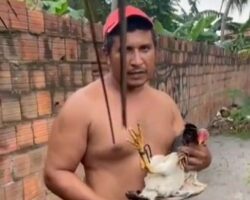 Punished for stealing poultry under favela law