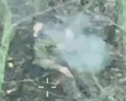 Russian soldier ends his suffering