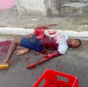 Stabbed to death in the middle of street